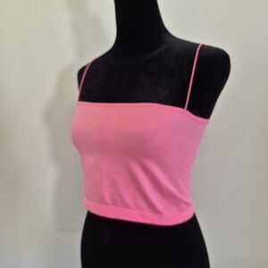 Pink Petite Crop Top